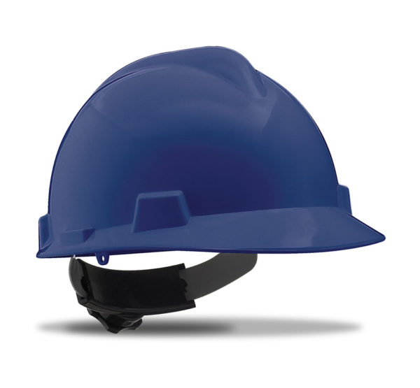 casco roller azul regulable obra