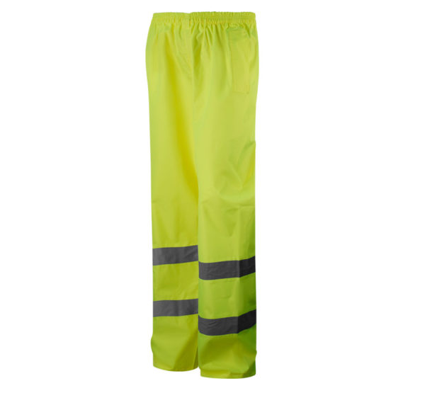 Perfil pantalón impermeable alta visibilidad amarillo