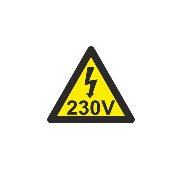 121RD64000 Riesgo eléctrico 230 V Rotuvall Placas señalización