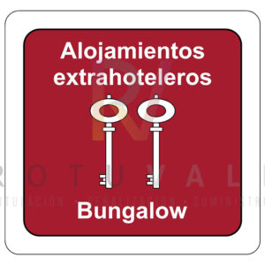 Placa-homologada-Alojamientos-Extrahoteleros-Bungalow-Cantabria-ROTUVALL
