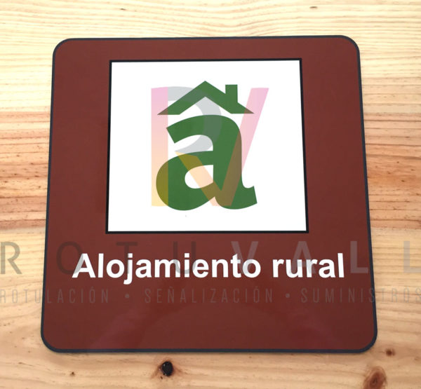 Placa alojamiento rural de Cantabria