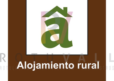 Placa-ALOJAMIENTO-RURAL-Vivienda-Cantabria-ROTUVALL