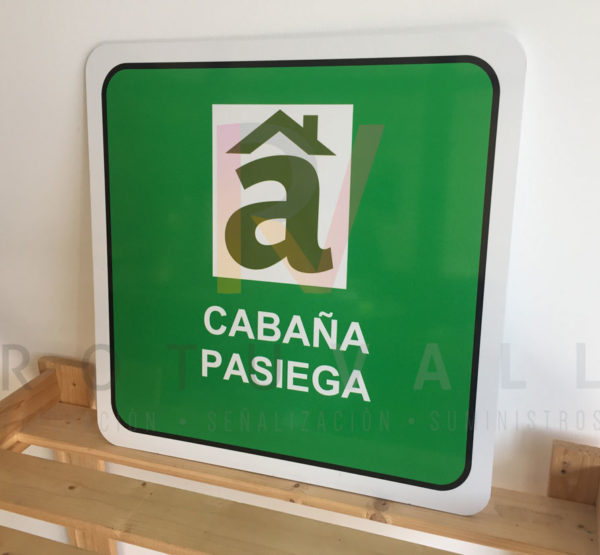 Placa oficial Cabaña Pasiega Cantabria