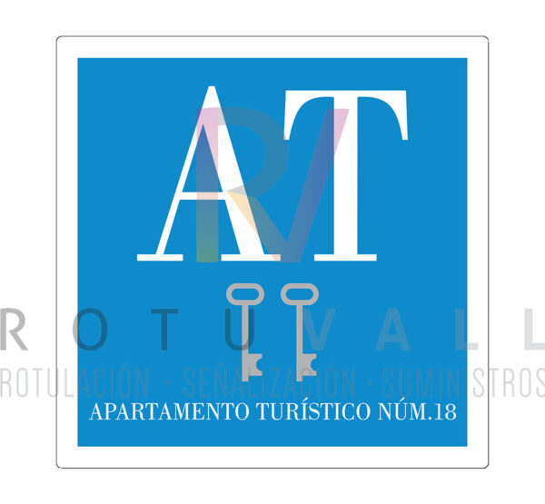 10ATICANDLL2-placa-apartamento-turístico-individual-conjunto-andalucia-2-llaves-rotuvall