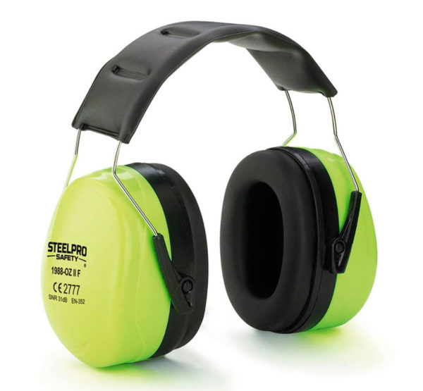 Orejeras-Steelpro-Zen-amarillas protección auditiva