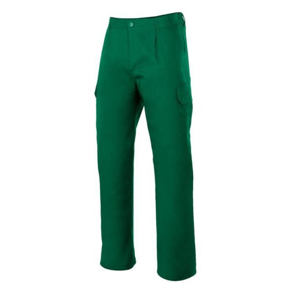pantalón de trabajo multibolsillos verde 200 gr