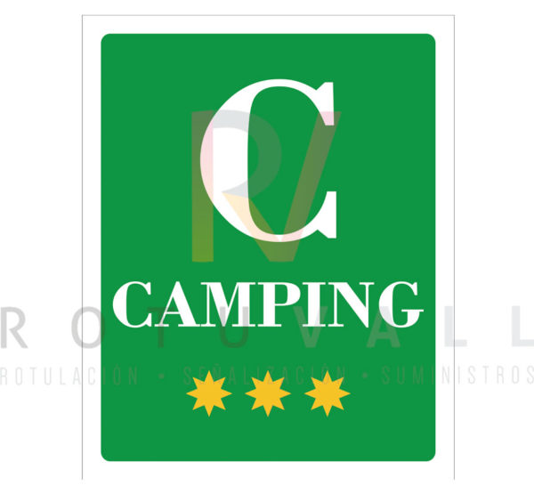 Placa camping Castilla y Léon