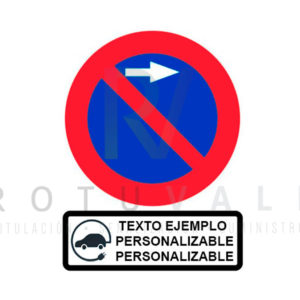 Señal-R-308f Estacionamiento Prohibido Excepto Vehículos Eléctricos