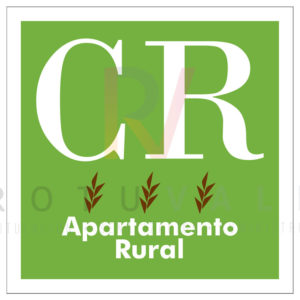 Placa homologada para los apartamentos rurales de Aragón alojamiento rural