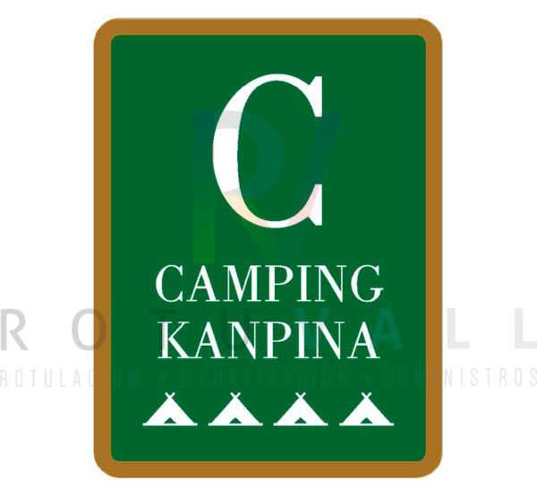 Placa Camping Kanpina País Vasco Lujo