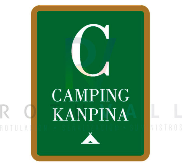 Placa Camping Kanpina País Vasco 3ª categoría