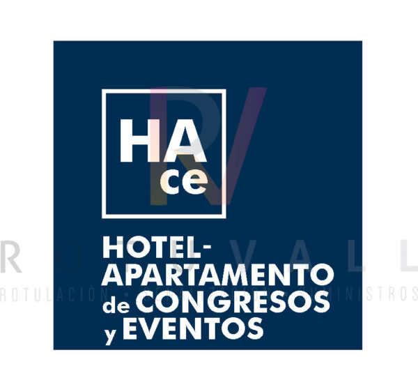 Placa Hotel Apartamento especialidad de Congresos y Eventos en Aragón
