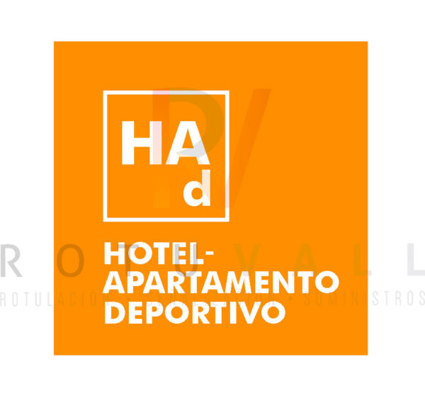 Placa Hotel Apartamento especialidad Deportivo en Aragón