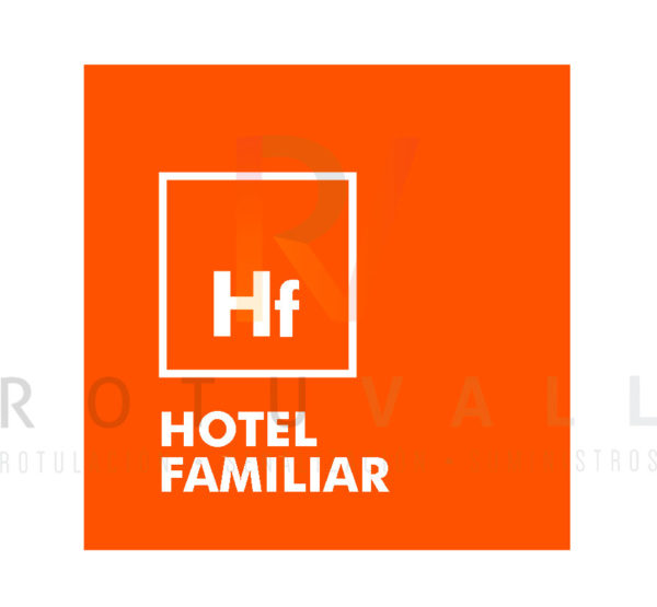 Placa Hotel especialidad Familiar en Aragón
