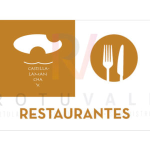 distintivo homologado para restaurantes en las provincias de Castilla-La Mancha