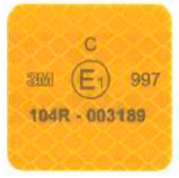 Certificado UNE ECE 104 cinta segmentada marcaje vehículos