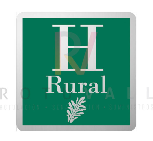 Placa distintivo homologado para Hoteles Rurales de Madrid