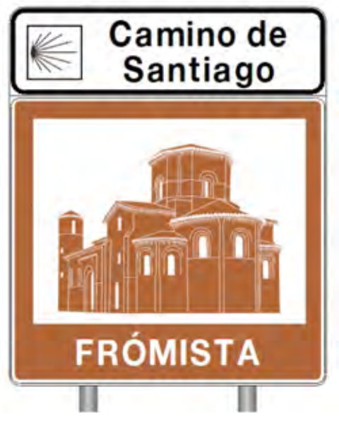 señales carretera camino de santiago Castilla y Léon