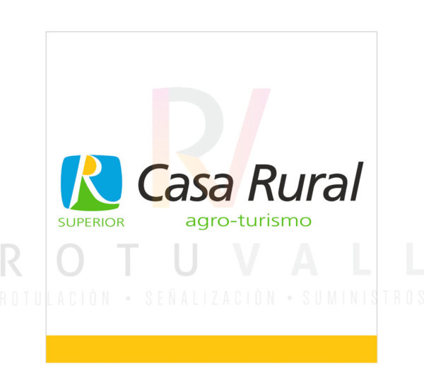 placa casa rural superior especialización agroturismo Andalucía