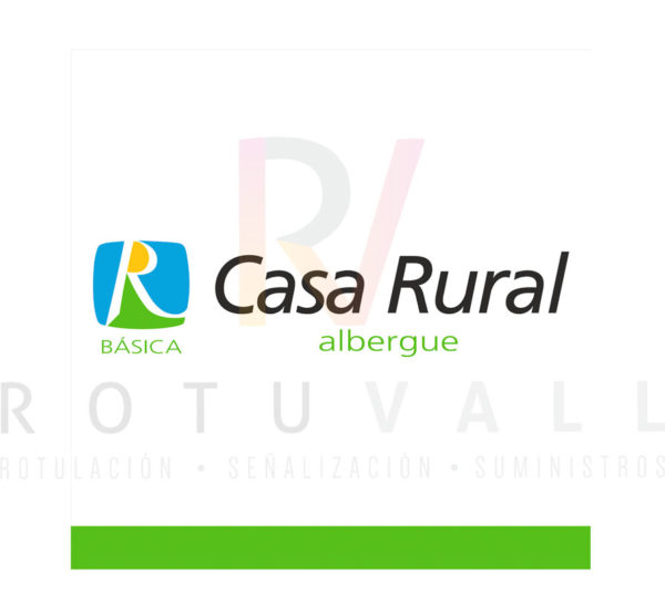 placa casa rural básica especialización albergue Andalucía