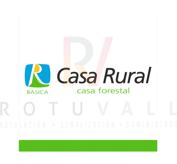 placa casa rural básica especialización casa forestal Andalucía