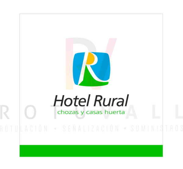 placa distintivo hotel rural chozas y casas huerta Andalucía