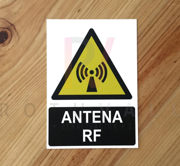 señal antena rf radiofrecuencia PVC Rotuvall