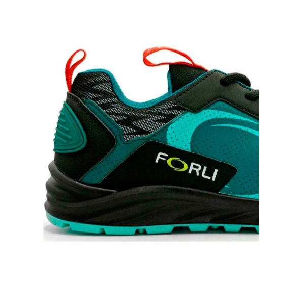Detalle talón zapato de seguridad S3 deportivo Sioux Forli