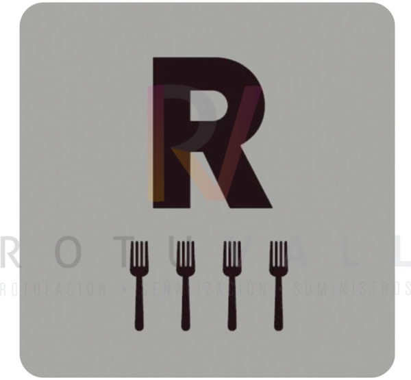 Placa distintivo oficial para Restaurantes en Navarra