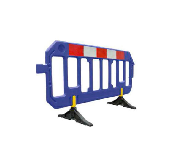 valla de plástico azul gate barrier