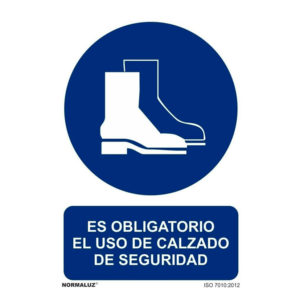 señal obligatorio uso de calzado de seguridad