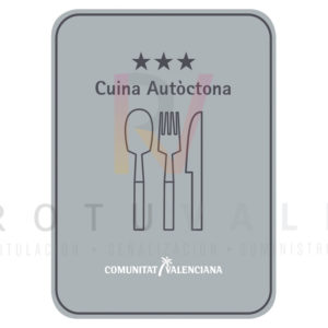 Placa cuina autòctona Comunitat Valenciana