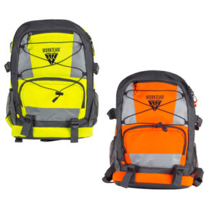 mochilas flúor amarillo naranja alta visibilidad