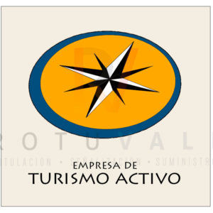 Placa de identificación empresas Turismo Activo Aragón