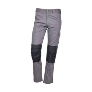 Pantalón largo de trabajo Dynamic slim fit reforzado gris negro