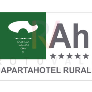 Placa Aparahotel Rural Castilla-La Mancha