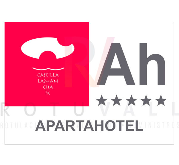 Placa Aparahotel Castilla-La Mancha