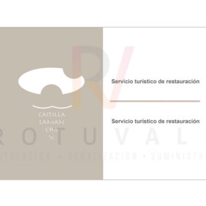 Placa Servicios de Restauración Combinados Castilla-La Mancha para Conjuntos Históricos