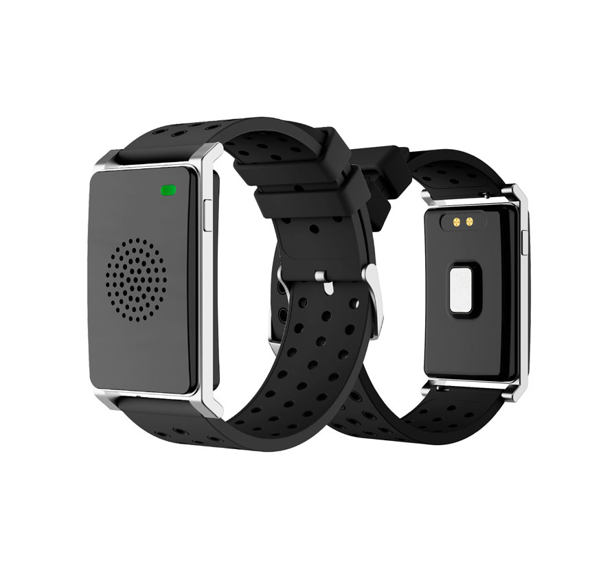 pulsera recargable preventiva detecta temperatua corporal y ambiental