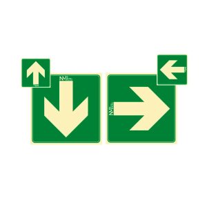 señal-flecha-evacuación-direccional-fotoluminiscente
