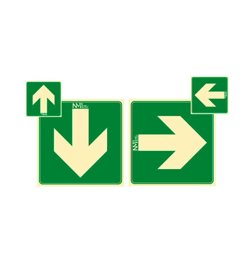 señal-flecha-evacuación-direccional-fotoluminiscente