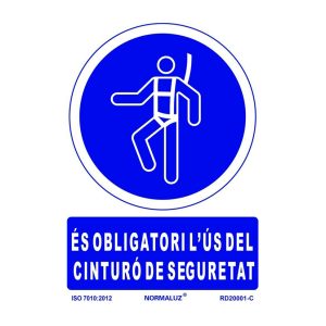Señal és obligatori l'us del cinturó de seguretat