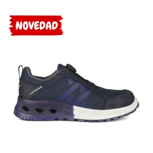 Nuevo zapato de seguridad deportivo Auriga piel nobuk azul Lavoro